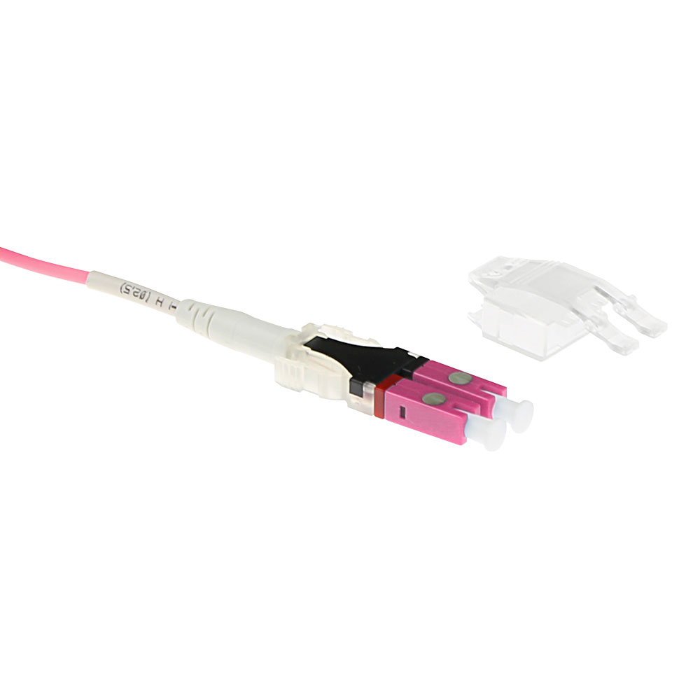 ACT 5 meter Multimode 50/125 OM3 Polarity Twist patchkabel met LC connectoren - Afbeelding 3