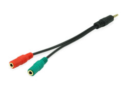 Equip 147943 audio kabel 1,5 m 2 x 3.5mm 3.5mm Zwart - Afbeelding 2