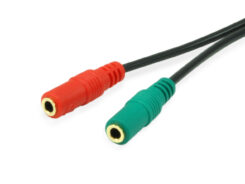Equip 147943 audio kabel 1,5 m 2 x 3.5mm 3.5mm Zwart - Afbeelding 3