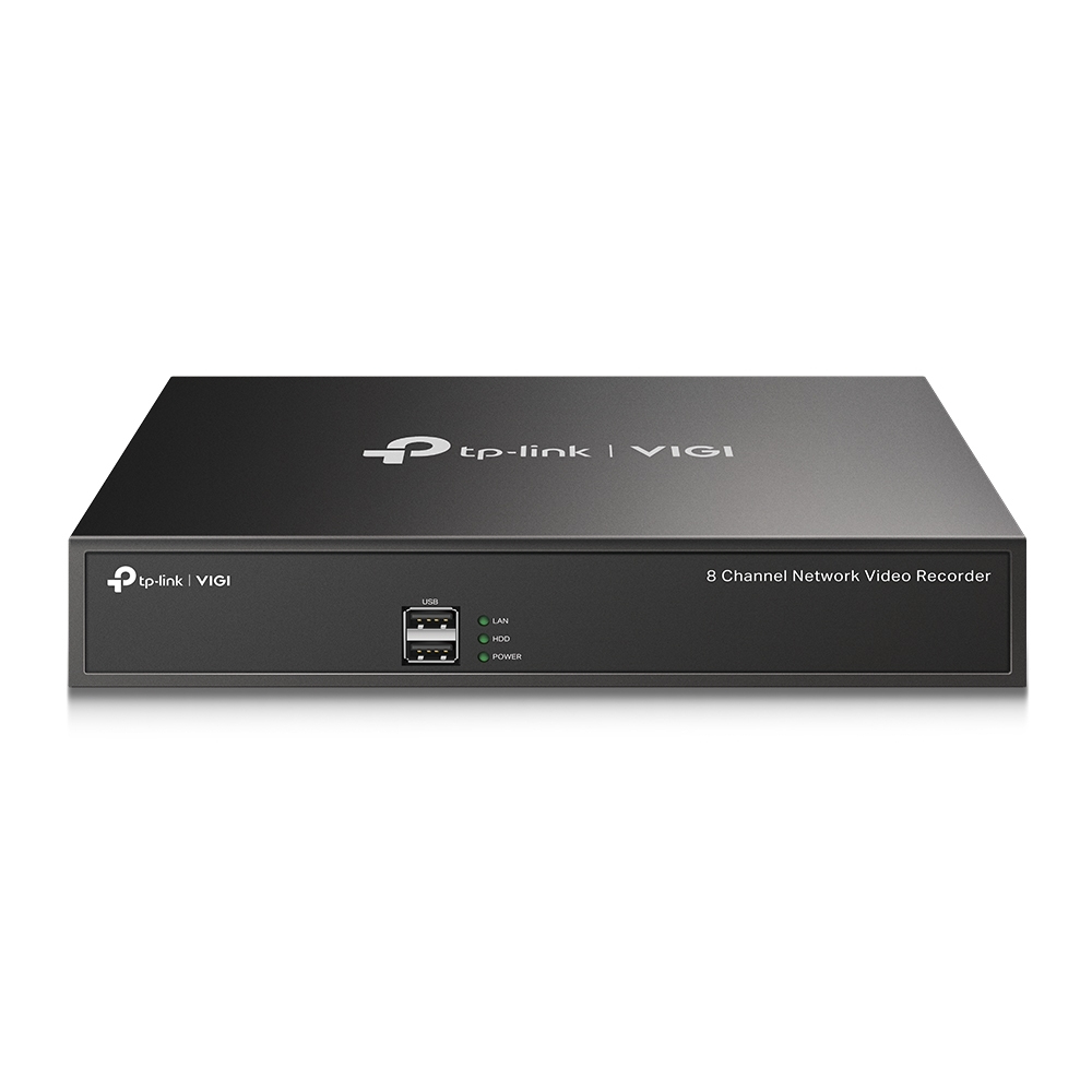 TP-Link VIGI NVR1008H Netwerk Video Recorder (NVR) 1U Zwart - Afbeelding 2