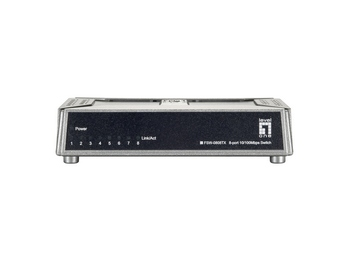 LevelOne FSW-0808TX netwerk-switch Unmanaged Fast Ethernet (10/100) Grijs - Afbeelding 6