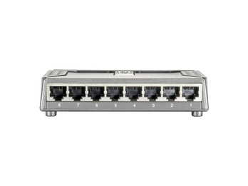LevelOne FSW-0808TX netwerk-switch Unmanaged Fast Ethernet (10/100) Grijs - Afbeelding 7