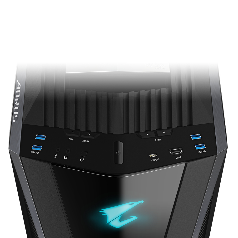 GIGABYTE AORUS C700 GLASS Full Tower Zwart - Afbeelding 10