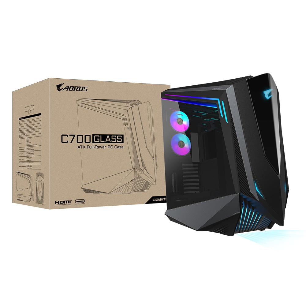 GIGABYTE AORUS C700 GLASS Full Tower Zwart - Afbeelding 11