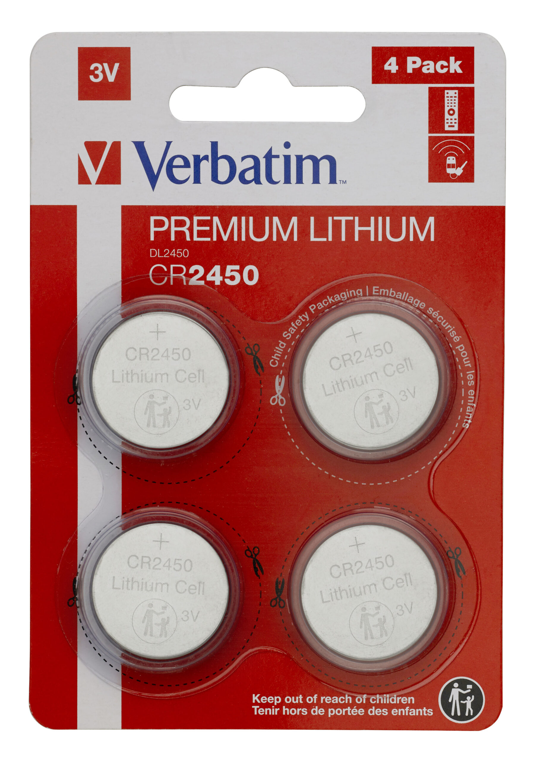 Verbatim CR2450 Wegwerpbatterij Lithium - Afbeelding 2