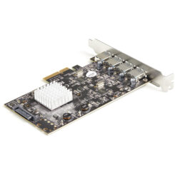 StarTech.com 4-Port USB PCIe Kaart - 10Gbps USB 3.1/3.2 Gen 2 Type-A PCI Express Kaart met 2 Controllers - 4x USB-A - USB PCIe Add-On Adapter Kaart - Windows/Mac/Linux - Afbeelding 3