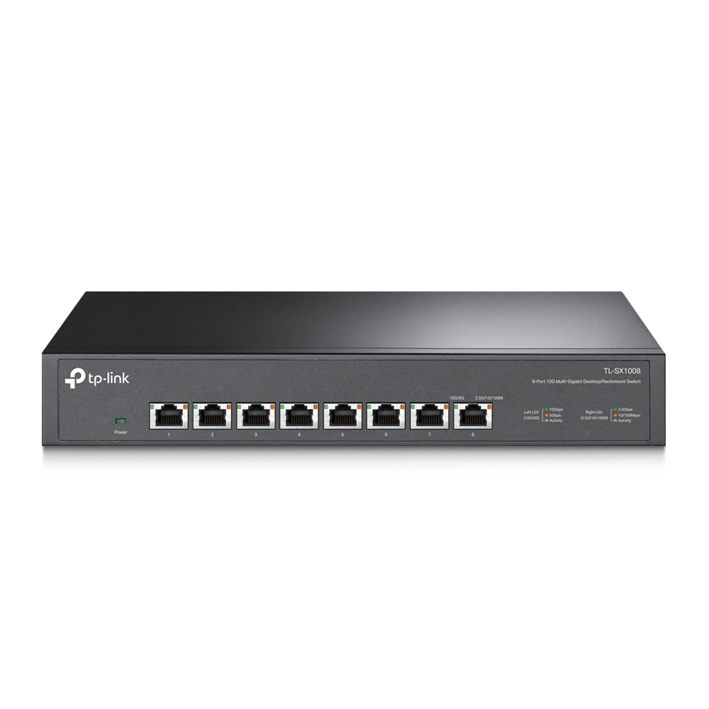 TP-Link TL-SX1008 netwerk-switch Unmanaged 10G Ethernet (100/1000/10000) 1U Zwart - Afbeelding 3