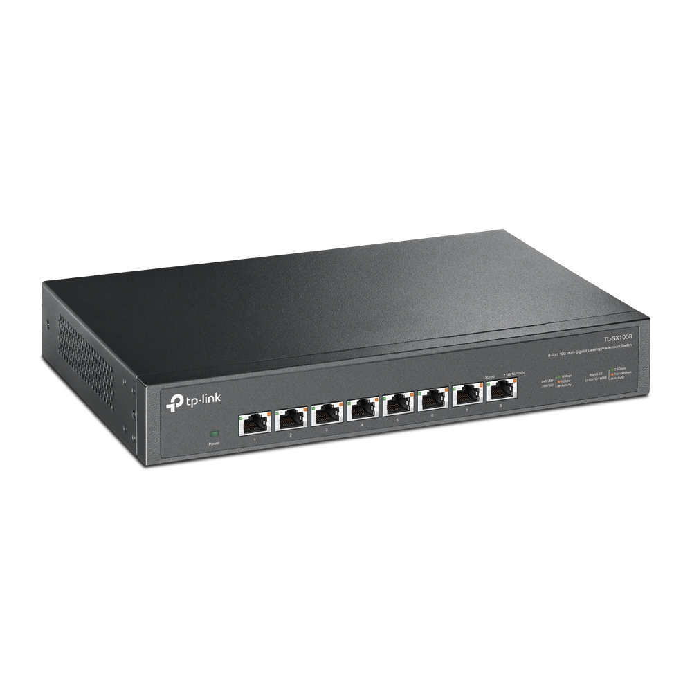 TP-Link TL-SX1008 netwerk-switch Unmanaged 10G Ethernet (100/1000/10000) 1U Zwart - Afbeelding 4