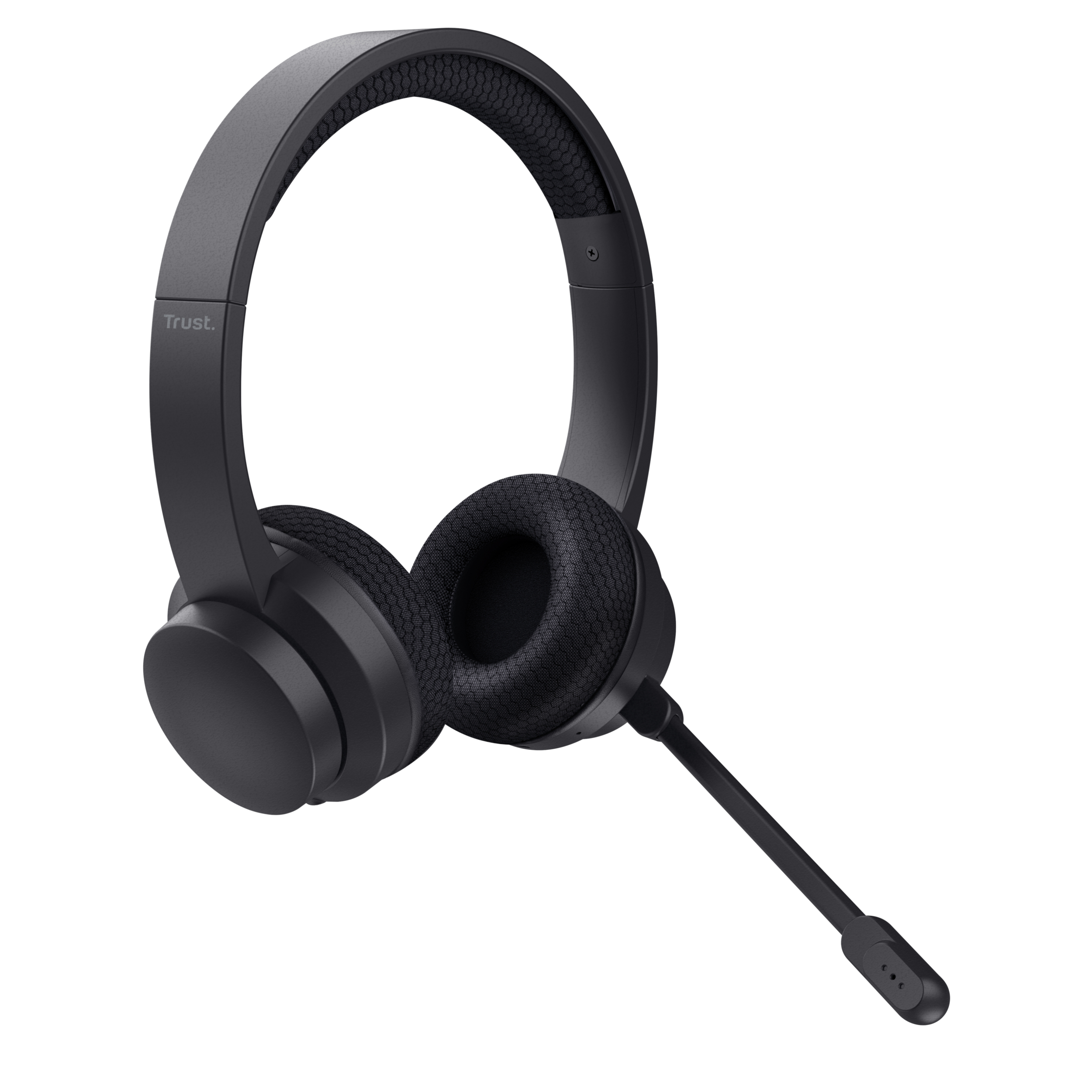 Trust Ayda Draadloze Headset - Bluetooth headset – USB-C aansluiting – Zwart - Afbeelding 7