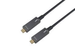 Equip 119461 USB-C naar C Active Optical kabel, M/M, 5,0 m, PD 60W, 4K/60Hz, 10Gbps, Video+Data+PD - Afbeelding 4