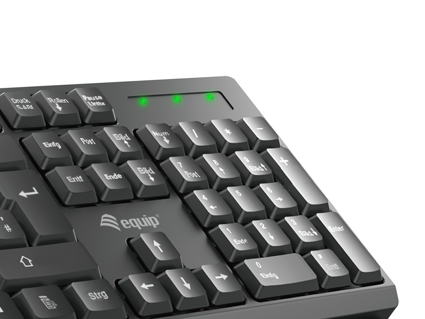 Equip 245223 toetsenbord Inclusief muis Kantoor RF Draadloos QWERTY Italiaans Zwart - Afbeelding 6