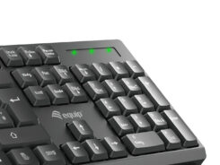 Equip 245221 toetsenbord Inclusief muis Kantoor RF Draadloos QWERTY Spaans Zwart - Afbeelding 6