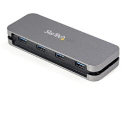 StarTech.com 4 Port USB 3.0 Hub - USB-A naar 4x USB-A - SuperSpeed 5Gbps Mini USB 3.2 Gen 1 Type-A Hub - USB Busgevoed - Laptop/Desktop USB Hub met lange 28cm kabel & Kabelmanagement - Afbeelding 3
