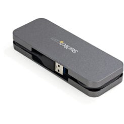 StarTech.com 4 Port USB 3.0 Hub - USB-A naar 4x USB-A - SuperSpeed 5Gbps Mini USB 3.2 Gen 1 Type-A Hub - USB Busgevoed - Laptop/Desktop USB Hub met lange 28cm kabel & Kabelmanagement - Afbeelding 4