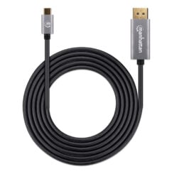 Manhattan USB-C naar DisplayPort 1.4 kabel, 8K@60Hz, 2 m, mannelijk naar mannelijk, niet bi-directioneel, zwart, 3 jaar garantie, equivalent aan CDP2DP146B - Afbeelding 6