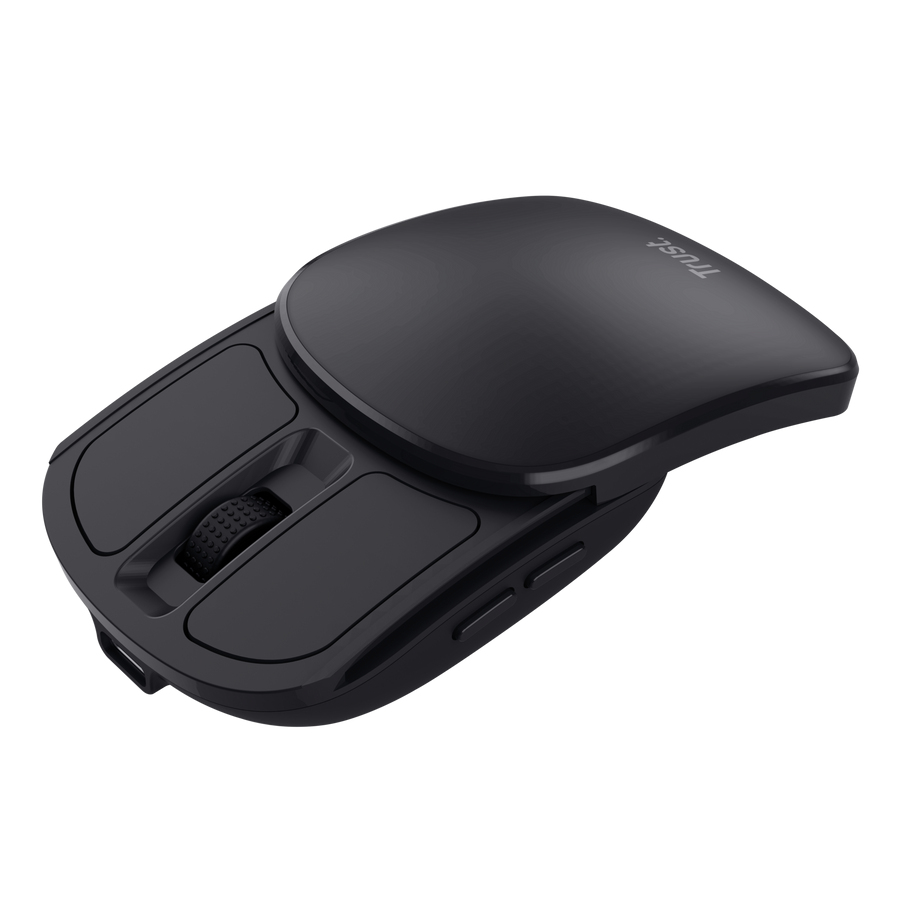 Trust Bayo II Draadloze Muis - Ergonomische muis – 6 knoppen – 2400 DPI – Zwart - Afbeelding 3