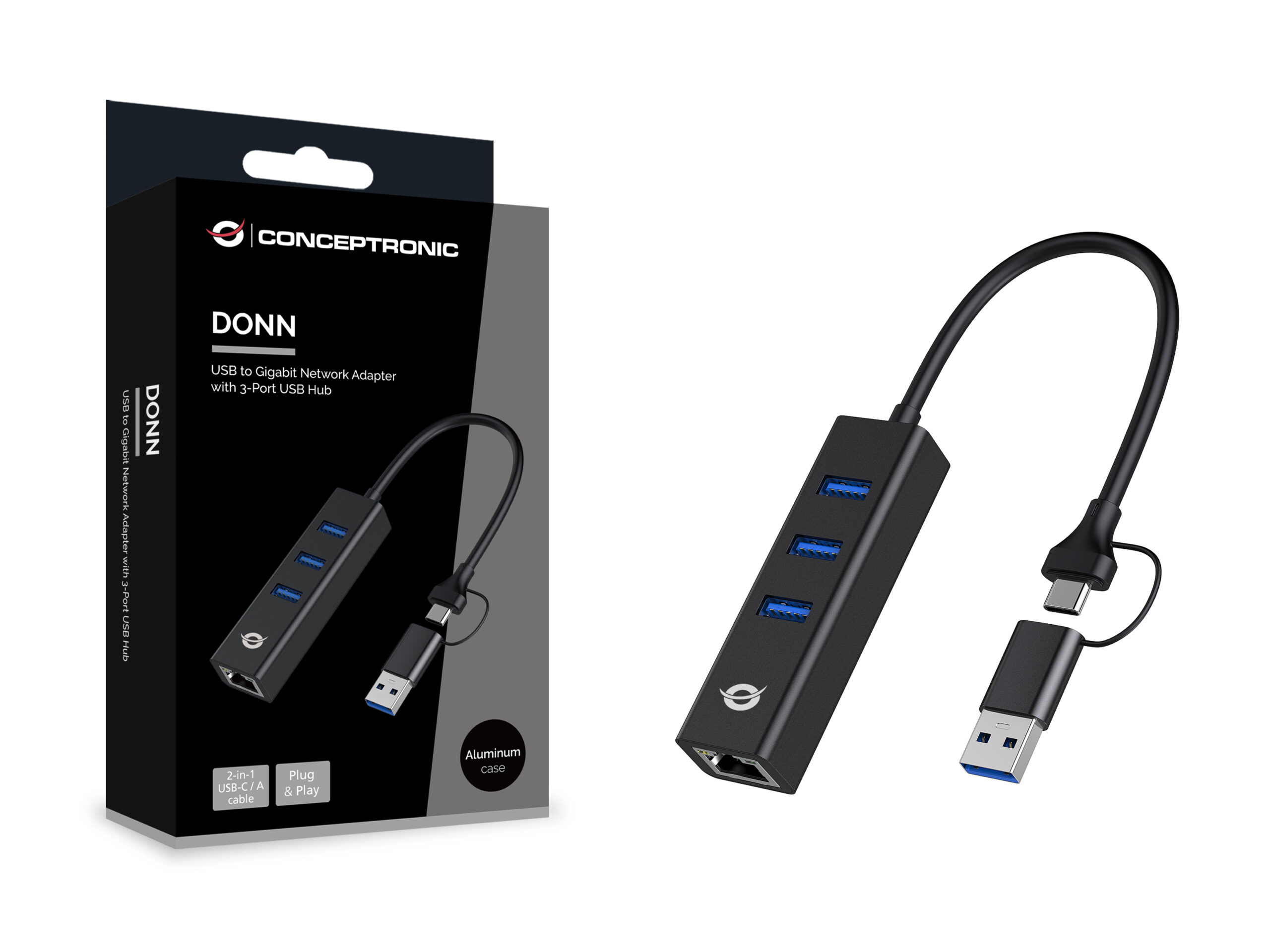 Conceptronic DONN07BA netwerkkaart Ethernet 5000 Mbit/s - Afbeelding 7
