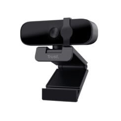 Trust Tanor Full HD Webcam – webcam – Full HD webcam met privacy‑cover – geïntegreerde microfoon – zwart