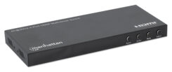 Manhattan HDMI 4K multiviewer/switch met 4 poorten, 4 ingangen naar 1 scherm, 4K@30 Hz, PiP en dual/quad-weergave, knop of afstandsbediening, audio 3,5 mm en Toslink, zwart, 3 jaar garantie - Afbeelding 5