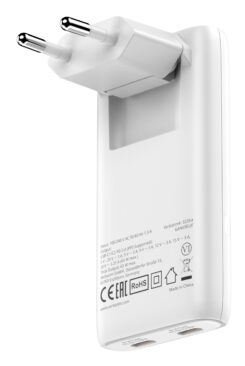 Verbatim 32355 oplader voor mobiele apparatuur Laptop, Smartphone, Tablet Wit AC Snel opladen Binnen