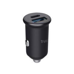 Trust Maxo Autolader - USB autolader – Snelladen via sigarettenaansteker – 12-24V input – Zwart - Afbeelding 4