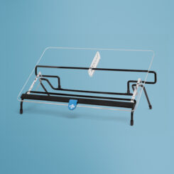 R-Go Tools Documenthouder R-Go Flex Read, ergonomisch, met soft foam polssteun, transparant acrylaat - Afbeelding 2