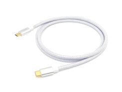 Equip 128356 USB 3.2 Gen 2 C naar C-kabel, M/M, 1,0 m, PD 100W, 4K/60Hz, 10Gbps, Wit - Afbeelding 2