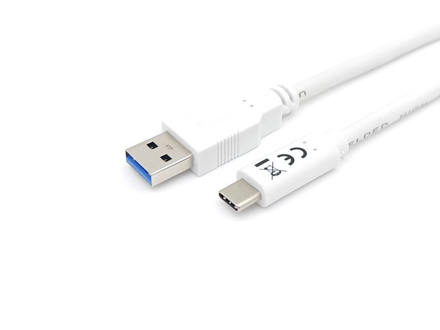 Equip 128364 USB 3.2 Gen 1 C naar A kabel, M/M, 2,0 m, 5Gbps, Wit - Afbeelding 7