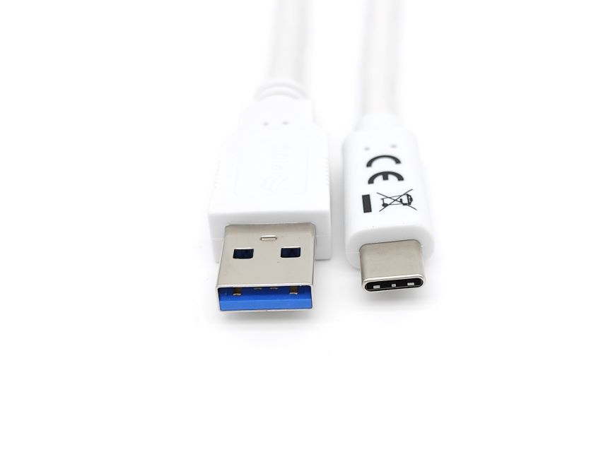 Equip 128364 USB 3.2 Gen 1 C naar A kabel, M/M, 2,0 m, 5Gbps, Wit - Afbeelding 5