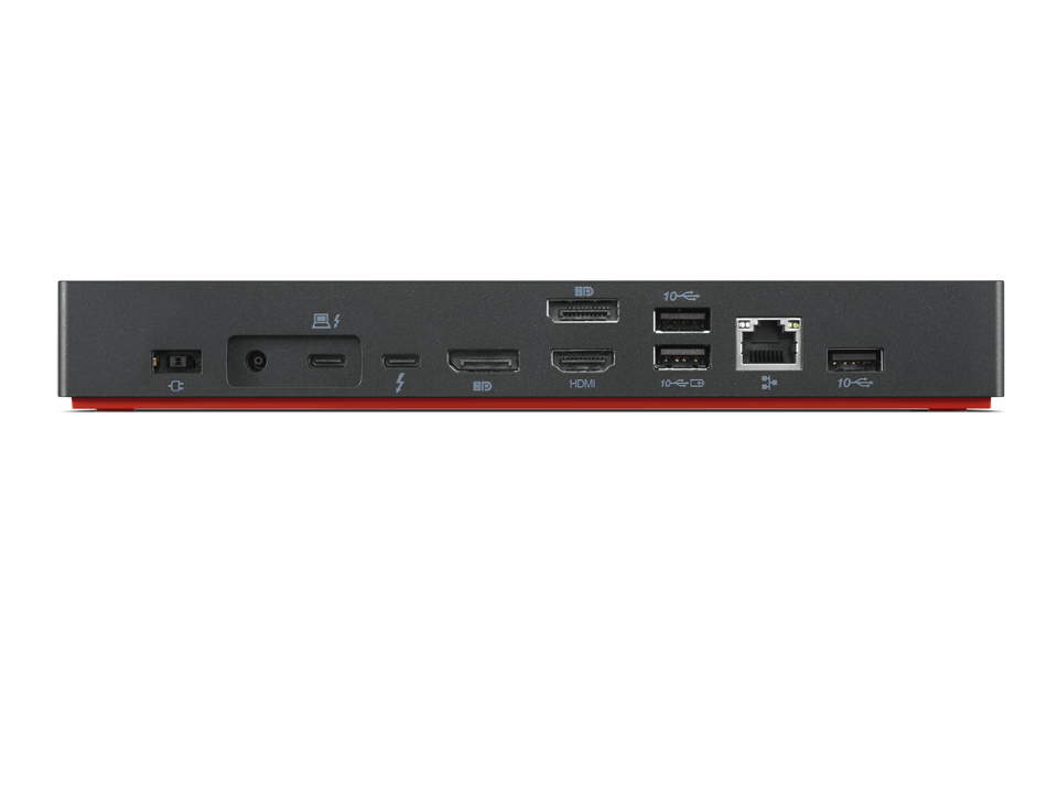 Lenovo 40B00300EU laptop dock & poortreplicator Bedraad Thunderbolt 4 Zwart, Rood - Afbeelding 7