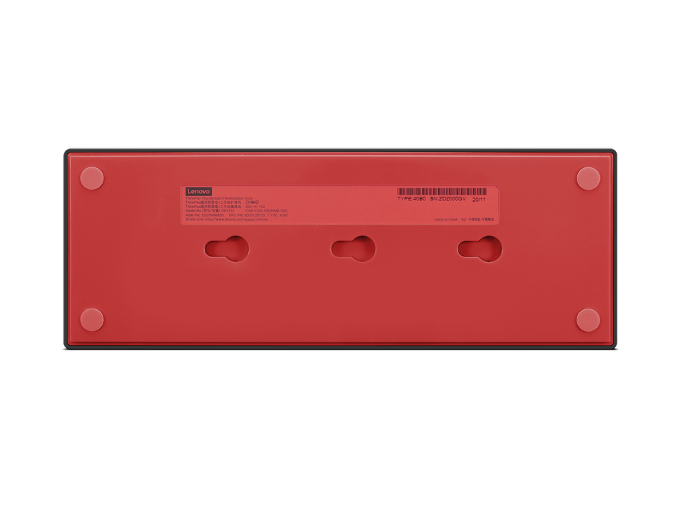 Lenovo 40B00300EU laptop dock & poortreplicator Bedraad Thunderbolt 4 Zwart, Rood - Afbeelding 6
