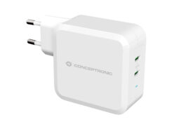 Conceptronic ALTHEA08W oplader voor mobiele apparatuur Universeel Wit AC Binnen