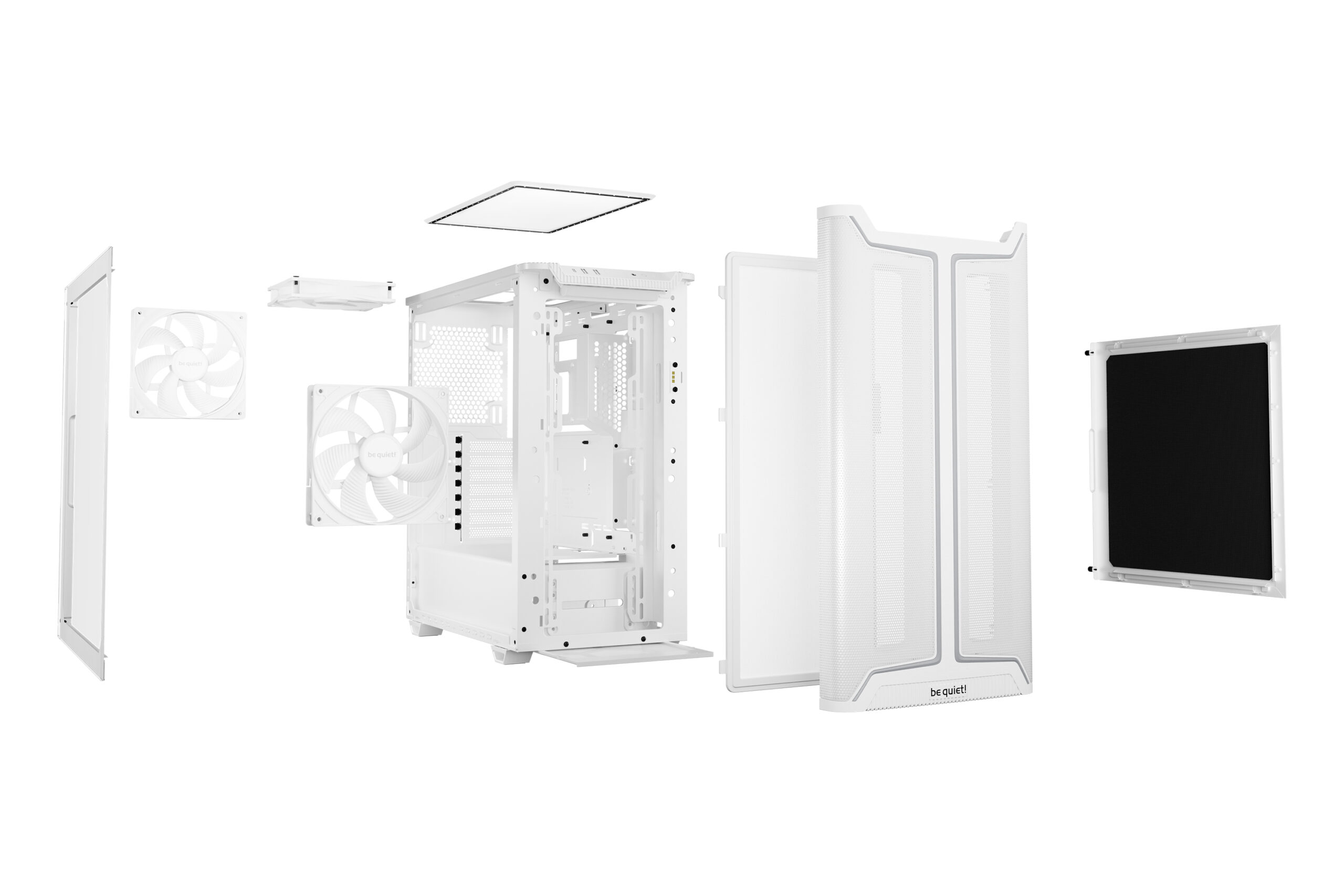 be quiet! Pure Base 501 DX White Midi Tower Wit - Afbeelding 4