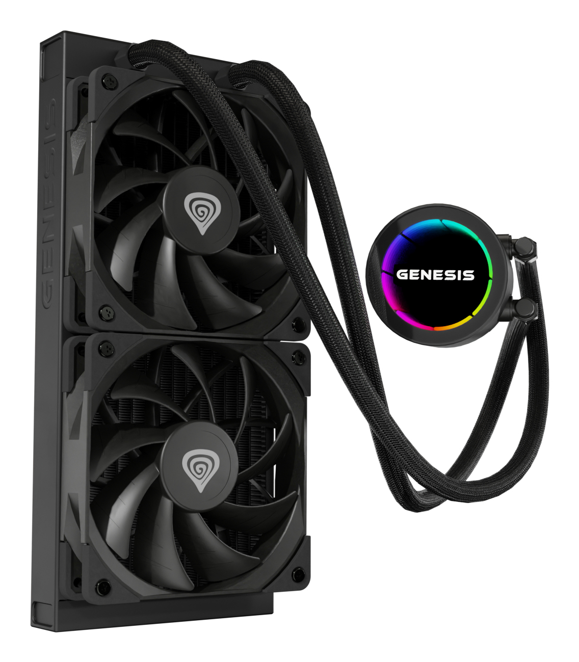 GENESIS NLG-2318 koelsysteem voor computers Processor Alles-in-één vloeistofkoeler Zwart - Afbeelding 8