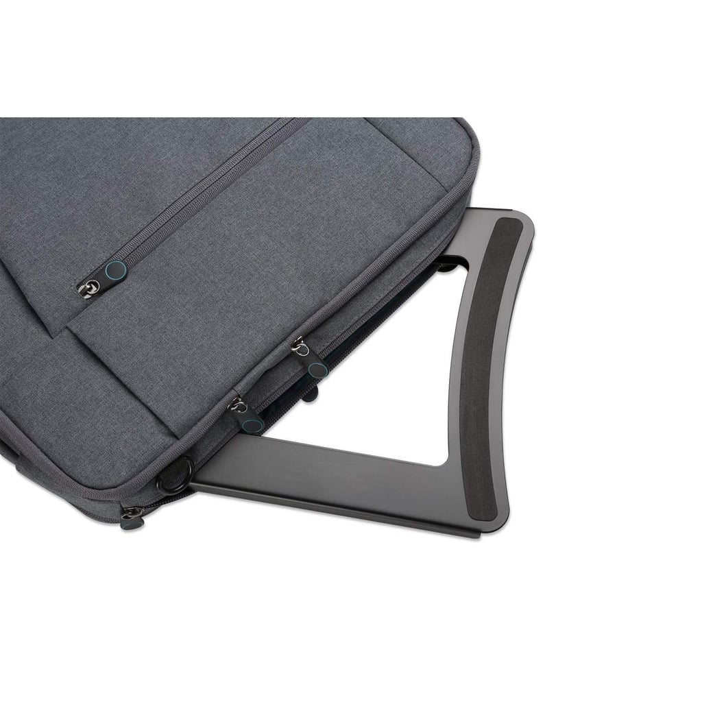 Manhattan Laptop- en tabletstandaard voor bureau, verstelbaar (5 posities), voor tablets en laptops tot 15,6", draagbaar en lichtgewicht, staal, zwart - Afbeelding 11