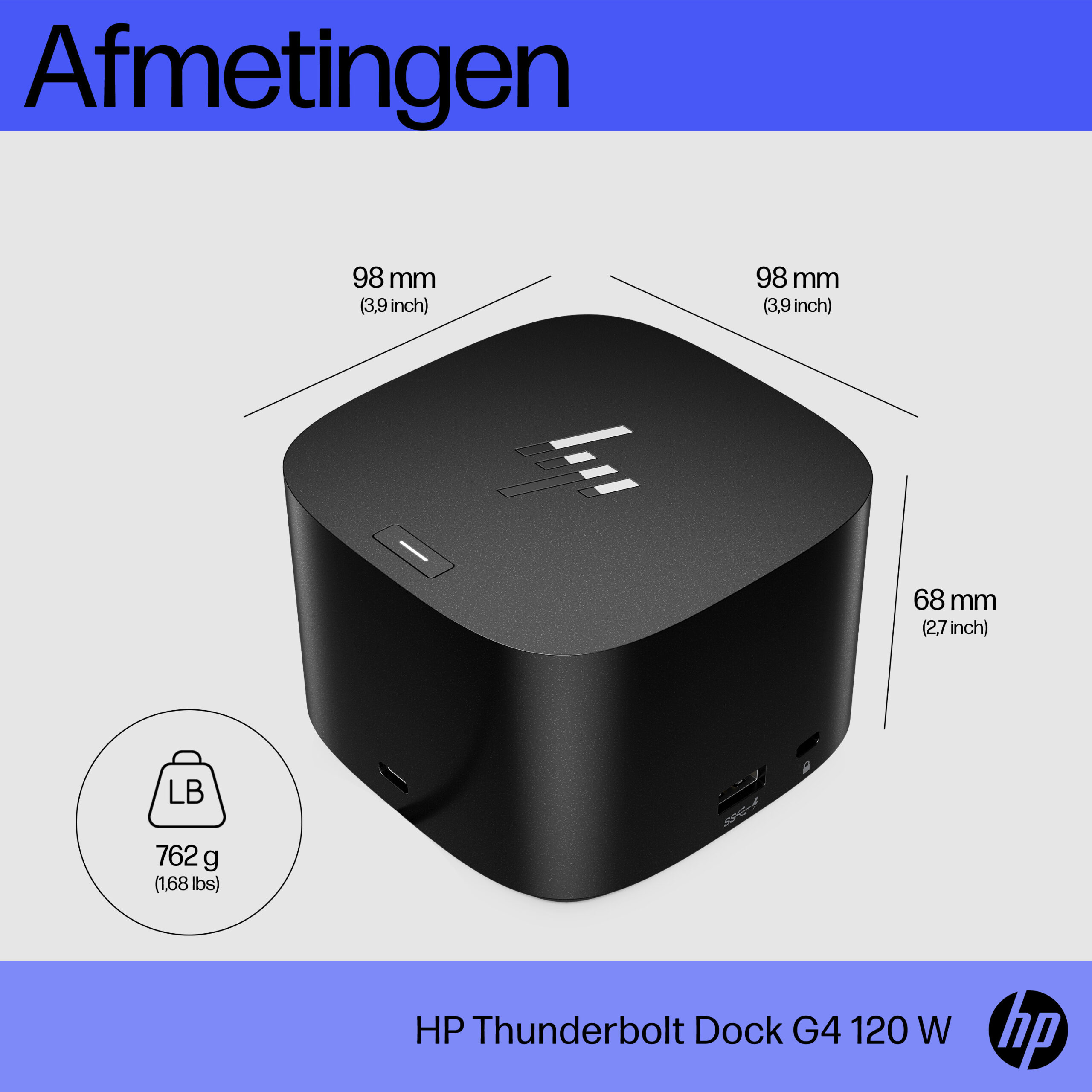 HP Thunderbolt Dock 120 watt G4 - Afbeelding 11