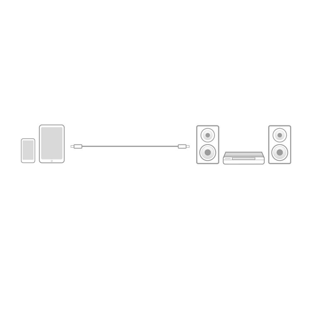 ACT 5 meter High Quality stereo audio aansluitkabel 3,5 mm jack male - male - Afbeelding 4