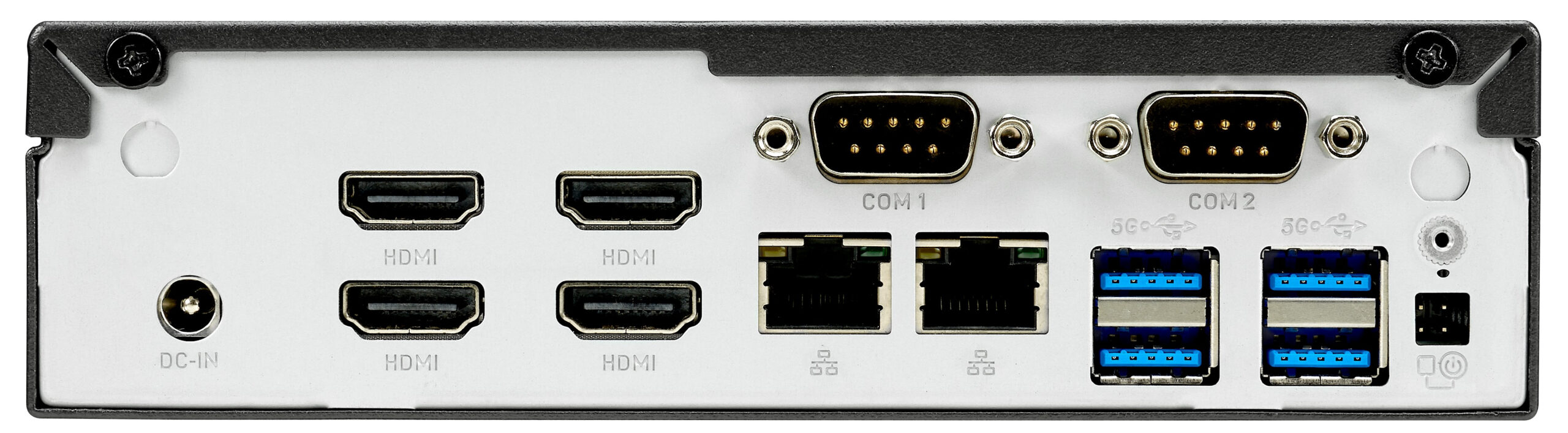 Shuttle XPC slim Barebone DH32U, Intel Pentium Gold 7505, 4x HDMI 2.0b 2x LAN, 2x COM, incl. VESA, , 24/7 permanent gebruik - Afbeelding 8