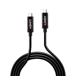 Lindy 43348 USB-kabel USB 3.2 Gen 2 (3.1 Gen 2) 3 m USB C 10 Gbit/s 60 W Zwart - Afbeelding 3