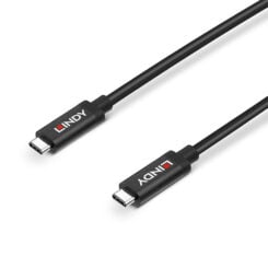 Lindy 43348 USB-kabel USB 3.2 Gen 2 (3.1 Gen 2) 3 m USB C 10 Gbit/s 60 W Zwart - Afbeelding 6