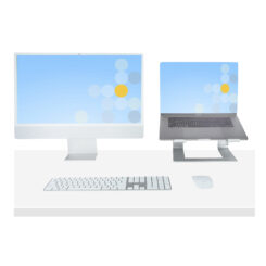 StarTech.com Laptop Standaard Bureau, Aluminum, Zilver, Max 5kg, Ergonomische Laptopstandaard, Draagbare Laptop Verhoger, Notebook Computer Stand voor Macbook Air/Pro, Dell XPS, Lenovo - Afbeelding 10