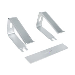 StarTech.com Laptop Standaard Bureau, Aluminum, Zilver, Max 5kg, Ergonomische Laptopstandaard, Draagbare Laptop Verhoger, Notebook Computer Stand voor Macbook Air/Pro, Dell XPS, Lenovo - Afbeelding 12