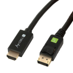 Techly ICOC DSP-H12-020 video kabel adapter 2 m DisplayPort HDMI Zwart - Afbeelding 2