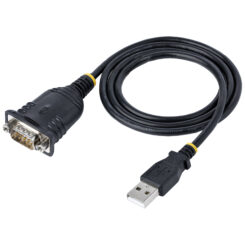 StarTech.com 1m USB Serial Converter Kabel, DB9 Male RS232 naar USB Converter, Prolific Chipset, USB naar Serieel Adapter voor PLC/Printer/Scanner/Switch, USB naar COM Poort Adapter, Windows/Mac - Afbeelding 5