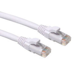 ACT Witte 0.50 meter U/UTP CAT6A patchkabel snagless met RJ45 connectoren