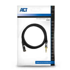 ACT 2 meter High Quality audio verlengkabel 3,5 mm stereo jack male - female - Afbeelding 4