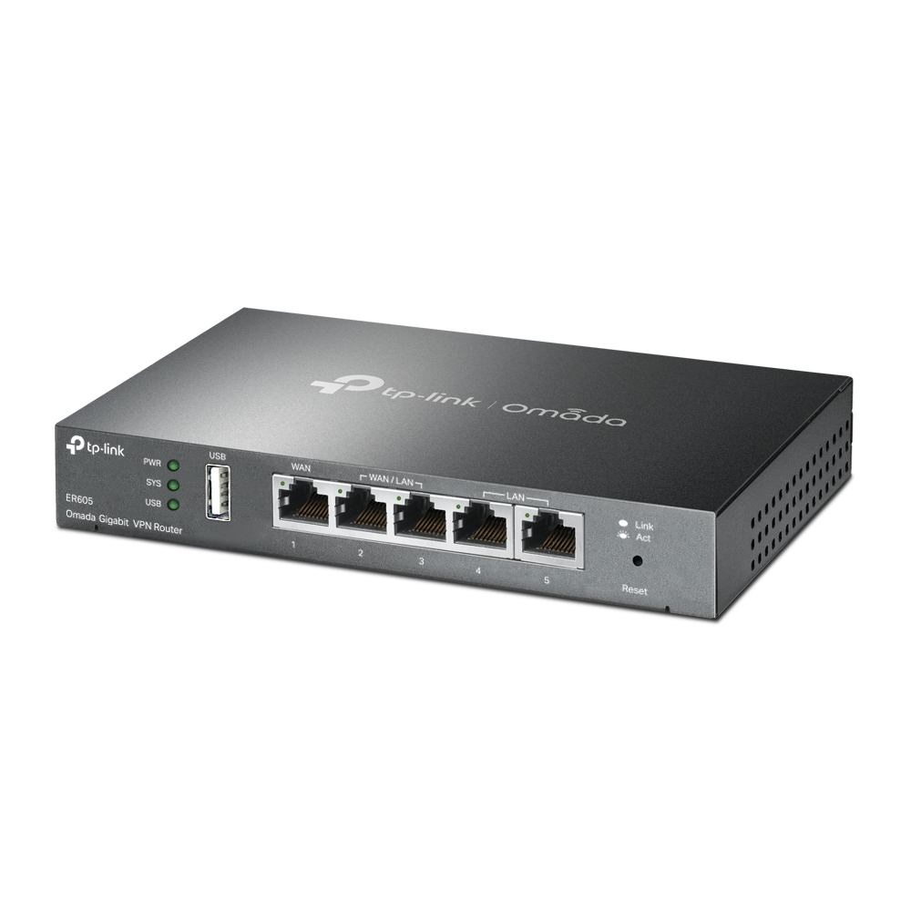TP-Link Omada ER605 bedrade router Gigabit Ethernet Zwart - Afbeelding 3
