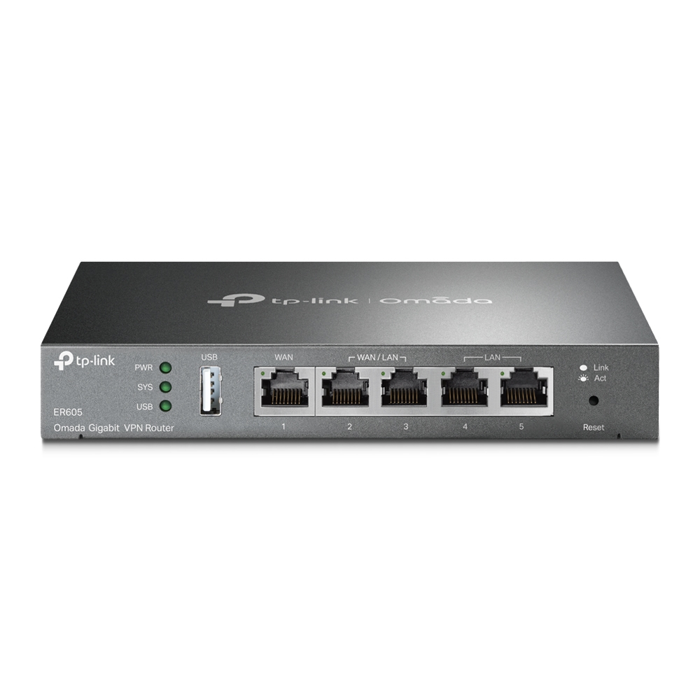 TP-Link Omada ER605 bedrade router Gigabit Ethernet Zwart - Afbeelding 2