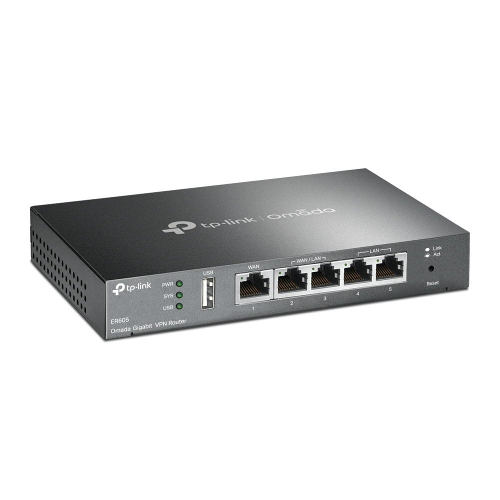 TP-Link Omada ER605 bedrade router Gigabit Ethernet Zwart - Afbeelding 4