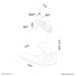 Neomounts FPMA-D700 Monitorstandaard 10-30" - Afbeelding 7